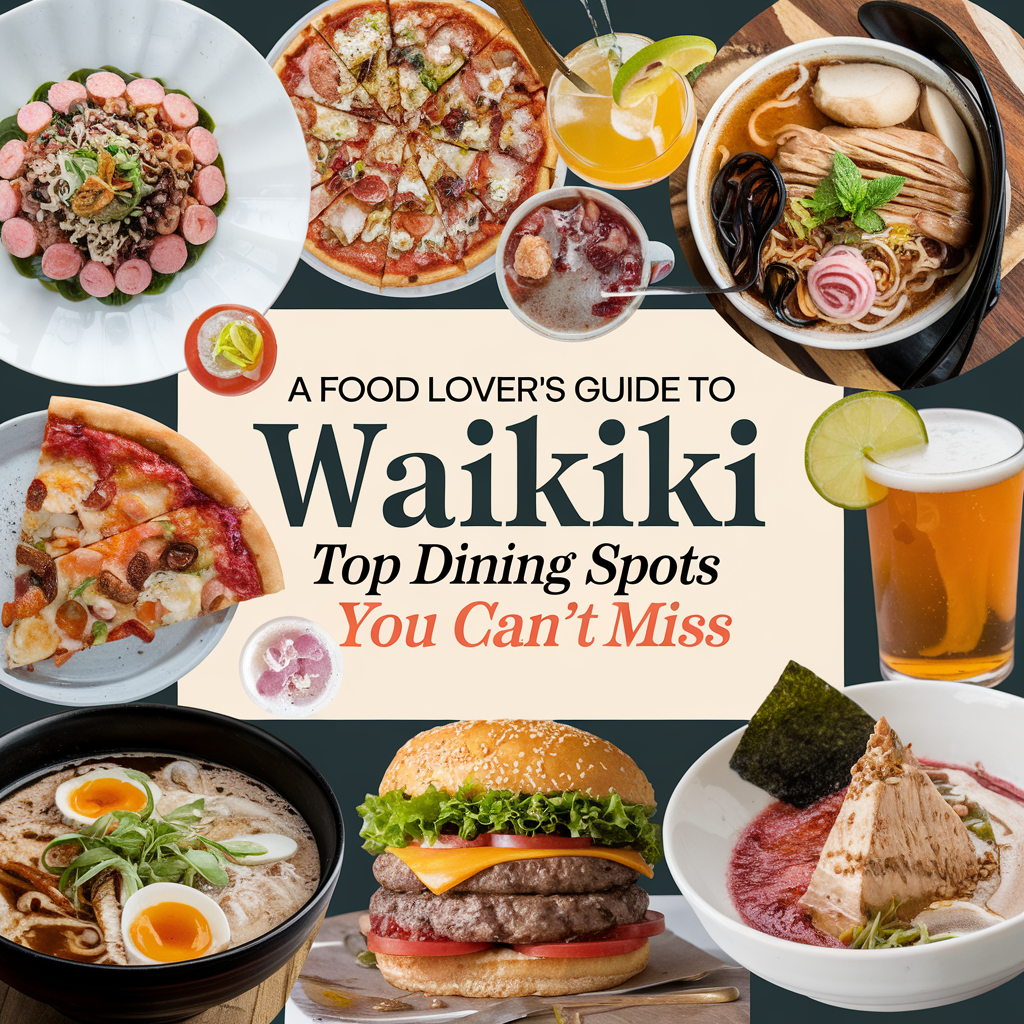 A Food Lover’s Guide to Waikiki: Top Dining Spots You Can’t Miss